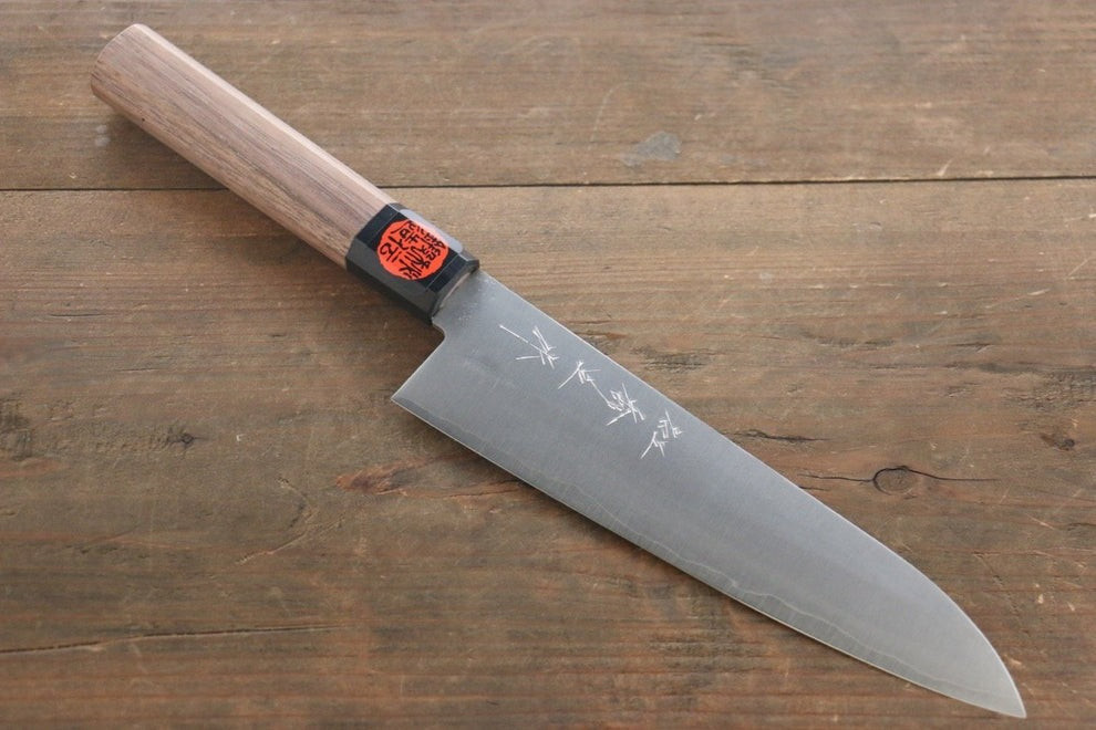 Dao Gyuto thép bạc số 3 cán gỗ Shitan