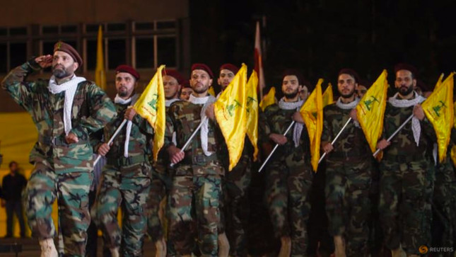 Các thành viên của lực lượng Hezbollah ở Li-băng.