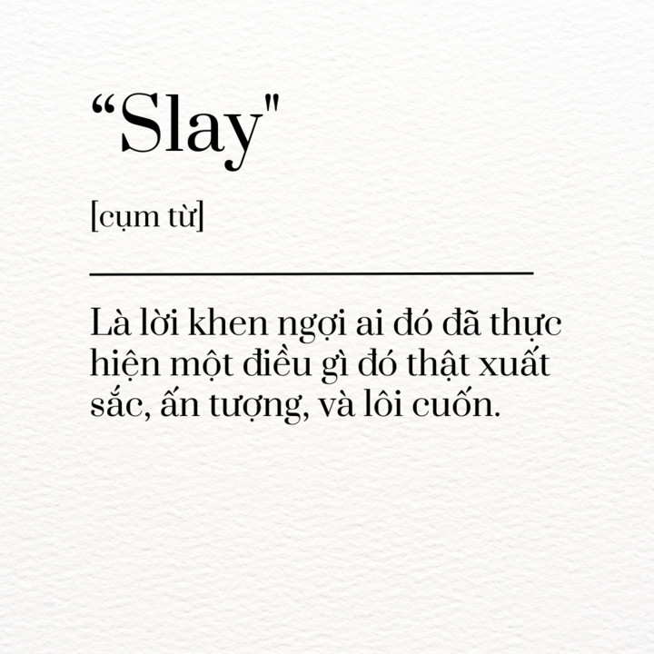 مظهر Slay في عالم الموضة