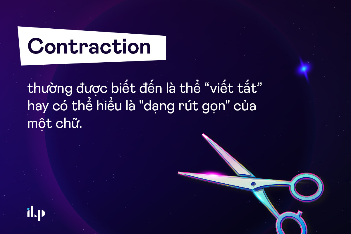 Viết tắt trong tiếng Anh - Contraction là gì