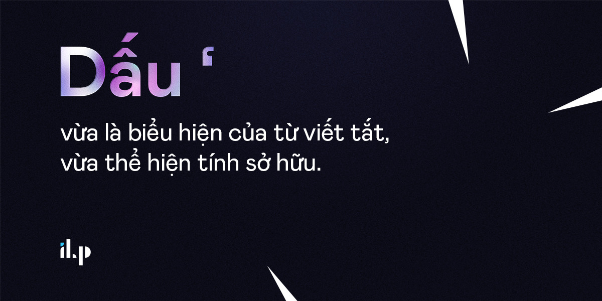 Viết tắt trong tiếng Anh và kí hiệu sở hữu