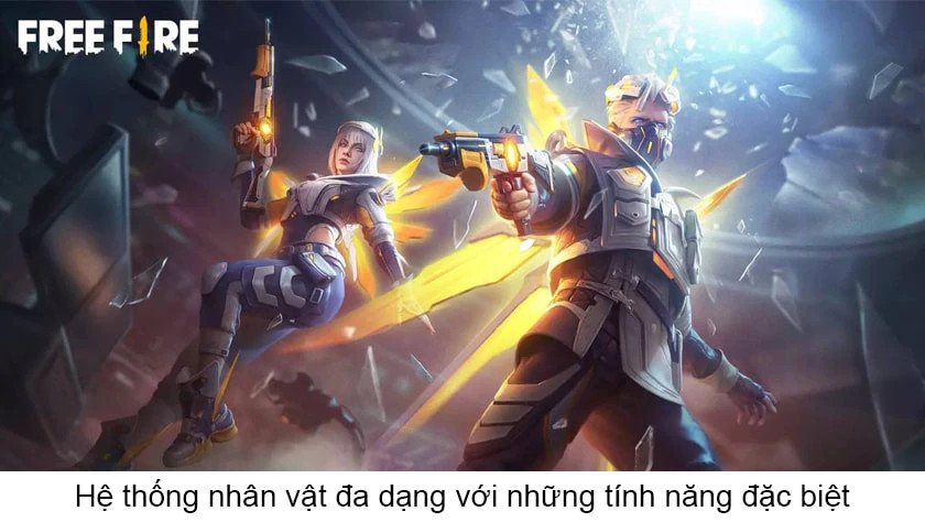 Nhân vật trong game Free Fire (ff) Garena vn