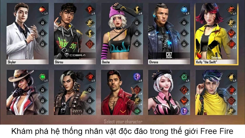 Hình ảnh tổng quan Free Fire