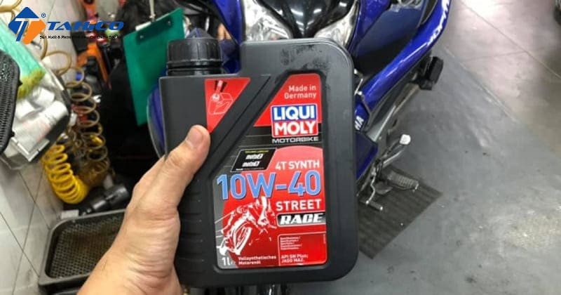 Nhớt Liqui Moly 4T Synth 10W40 Street Race cho xe máy