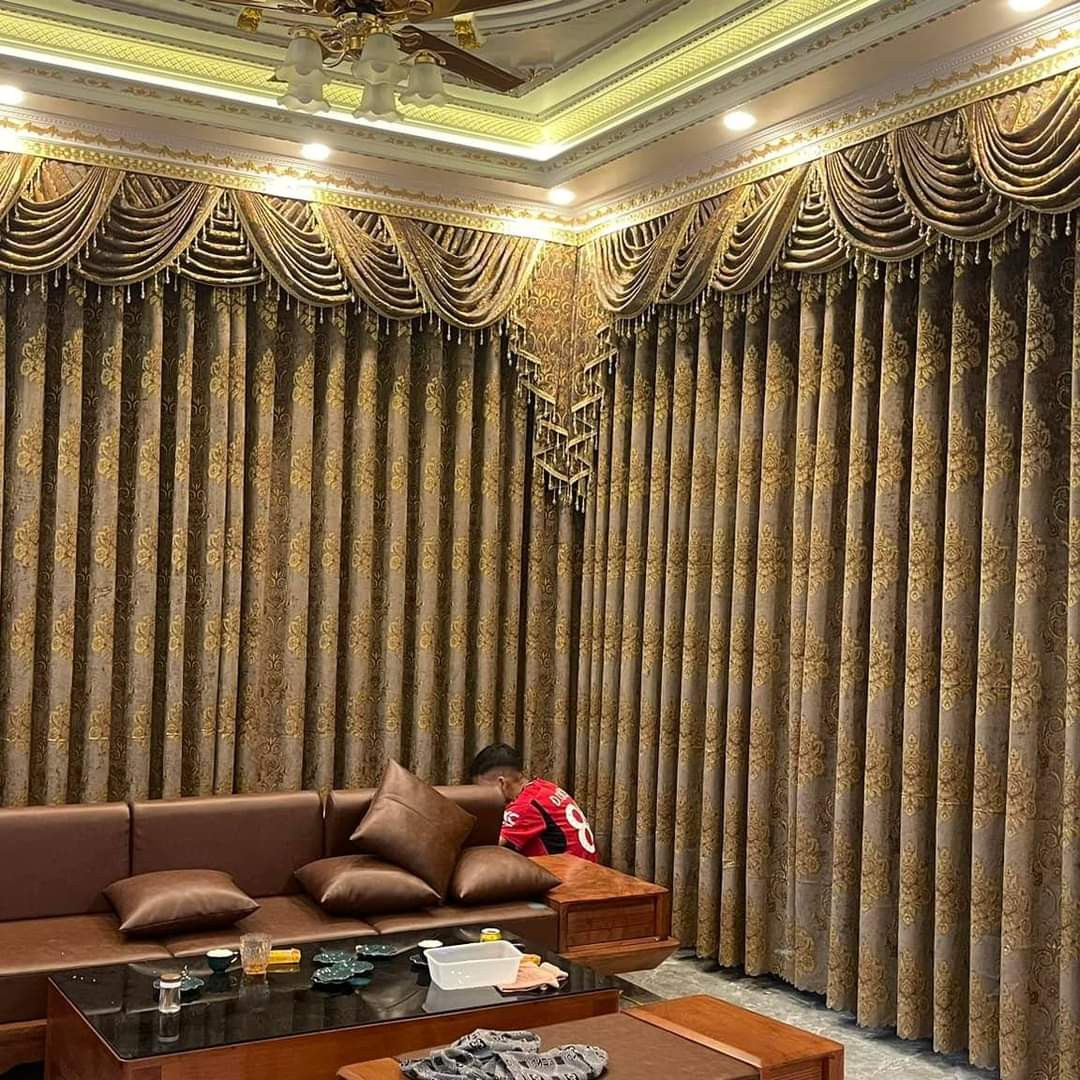 Rèm cửa cao cấp phòng khách sang trọng