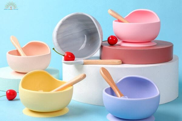 Bát thìa làm bằng silicone