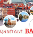Bản đồ Ba Lan và các nước láng giềng thể hiện vị trí địa lý chiến lược của Ba Lan ở Trung Âu