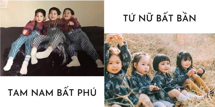 Gia đình sum vầy, hạnh phúc với ba cậu con trai