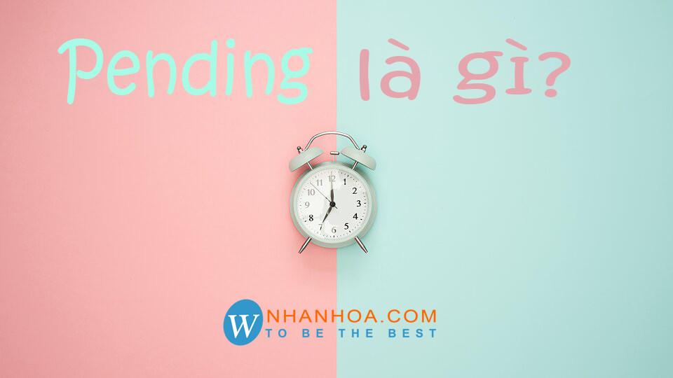 Một cuốn sổ với dòng chữ "Pending" được khoanh tròn, tượng trưng cho những việc còn chờ xử lý