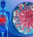 Hình ảnh xét nghiệm HBsAg dương tính, cho thấy virus viêm gan B đang hiện diện trong cơ thể