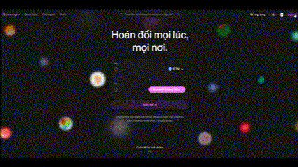 Mở Dapp Uniswap