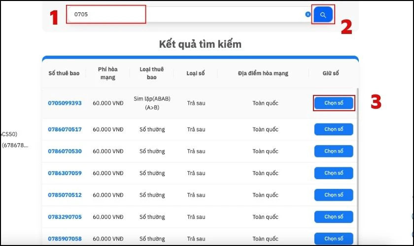 Hướng dẫn mua SIM đầu số 0705 MobiFone chính hãng