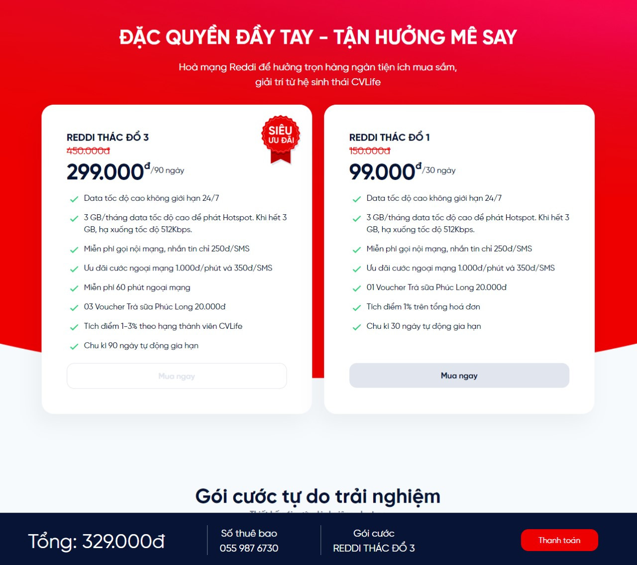 Mua SIM Wintel online dễ dàng
