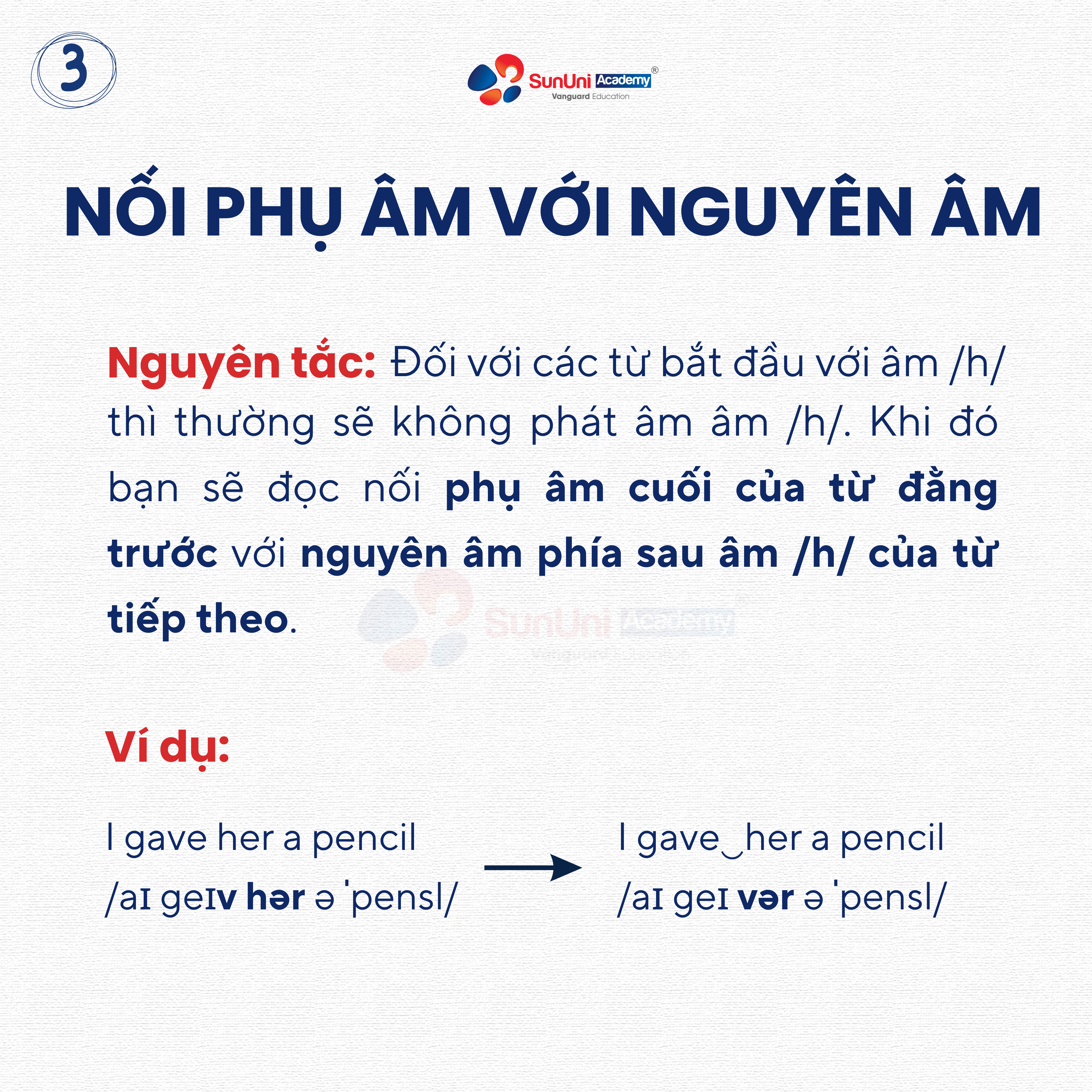 Nối âm với h câm