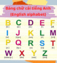 Bảng Chữ Cái Tiếng Anh Hiện Đại Với Đầy Đủ 26 Chữ Cái