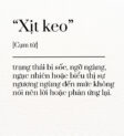 Đây là cách định nghĩa "xịt keo" trong từ điển gen Z