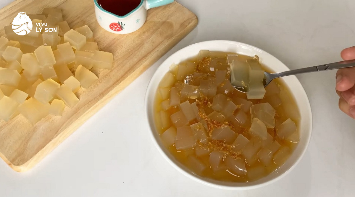 Món xu xoa mát lạnh, thơm ngon đã sẵn sàng để thưởng thức