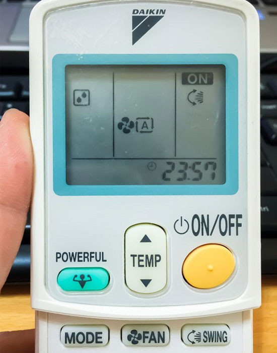 Chế độ powerful trong điều hòa Daikin