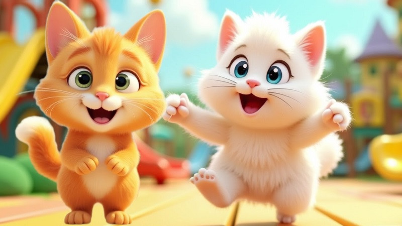 Mèo con đáng yêu với bộ lông xám trắng, đôi mắt to tròn đang khám phá thế giới xung quanh.