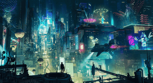 Thế giới Cyberpunk là gì - Thành phố tương lai với ánh đèn neon