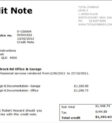 Credit Note được dùng khi sản phẩm bị lỗi hoặc hư hỏng do lỗi của nhà cung cấp