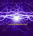 Hình ảnh minh họa cường độ dòng điện, mô tả dòng electron di chuyển trong dây dẫn