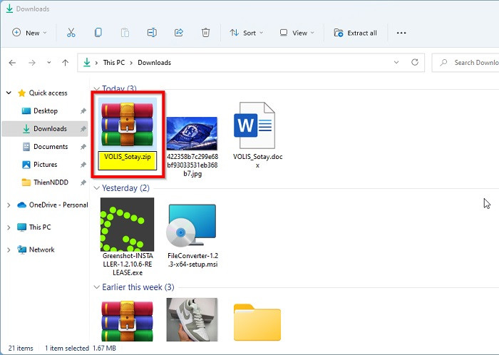 File Zip là gì