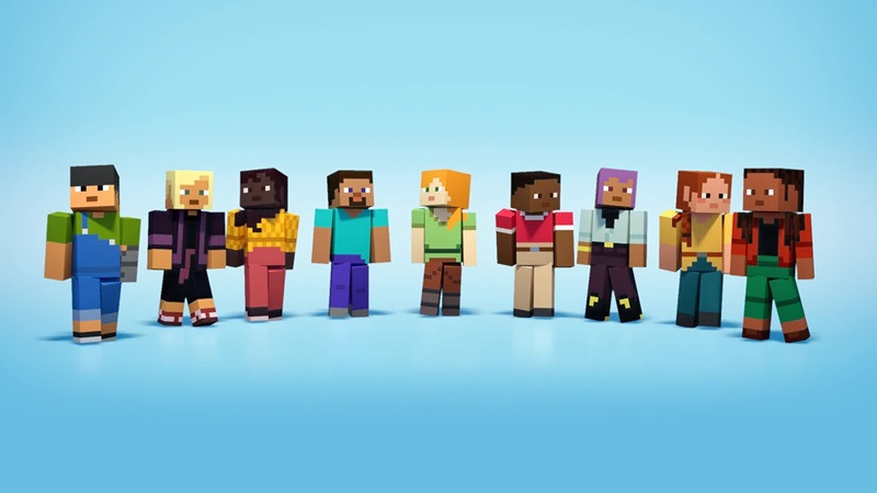 Người chơi Minecraft đang chặt cây để thu thập gỗ, một bước quan trọng để bắt đầu cuộc phiêu lưu trong thế giới Minecraft