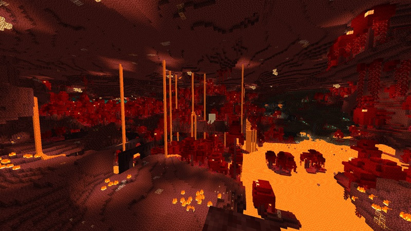 Người chơi Minecraft đang thu hoạch lúa mì từ trang trại, thể hiện một phần của quy trình nông nghiệp để có được thức ăn trong trò chơi
