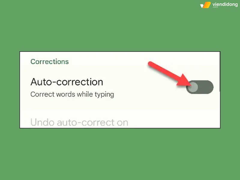 Tắt tự động sửa lỗi trên Gboard để nhập chính xác các thuật ngữ và tên món ăn trong lĩnh vực ẩm thực