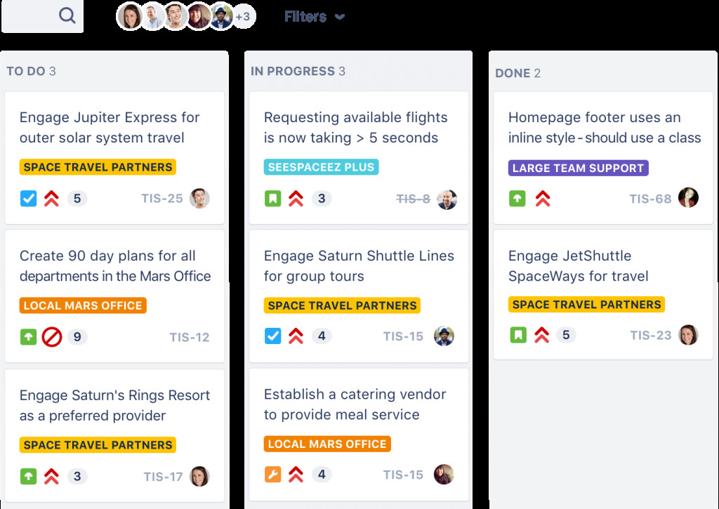 Giao diện Scrum Board trong Jira