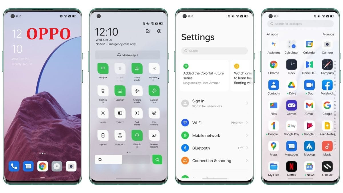 Giao diện người dùng ColorOS
