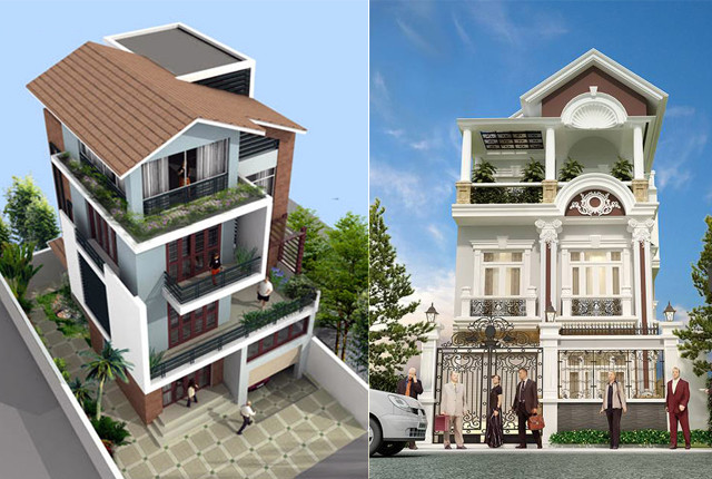Biệt thự hiện đại với thiết kế tối giản, sử dụng kính và bê tông, tạo không gian mở và thông thoáng