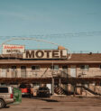 Motel Sign Along a Highway