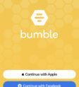 Giao diện Bumble hiển thị thông tin người dùng và sở thích ẩm thực