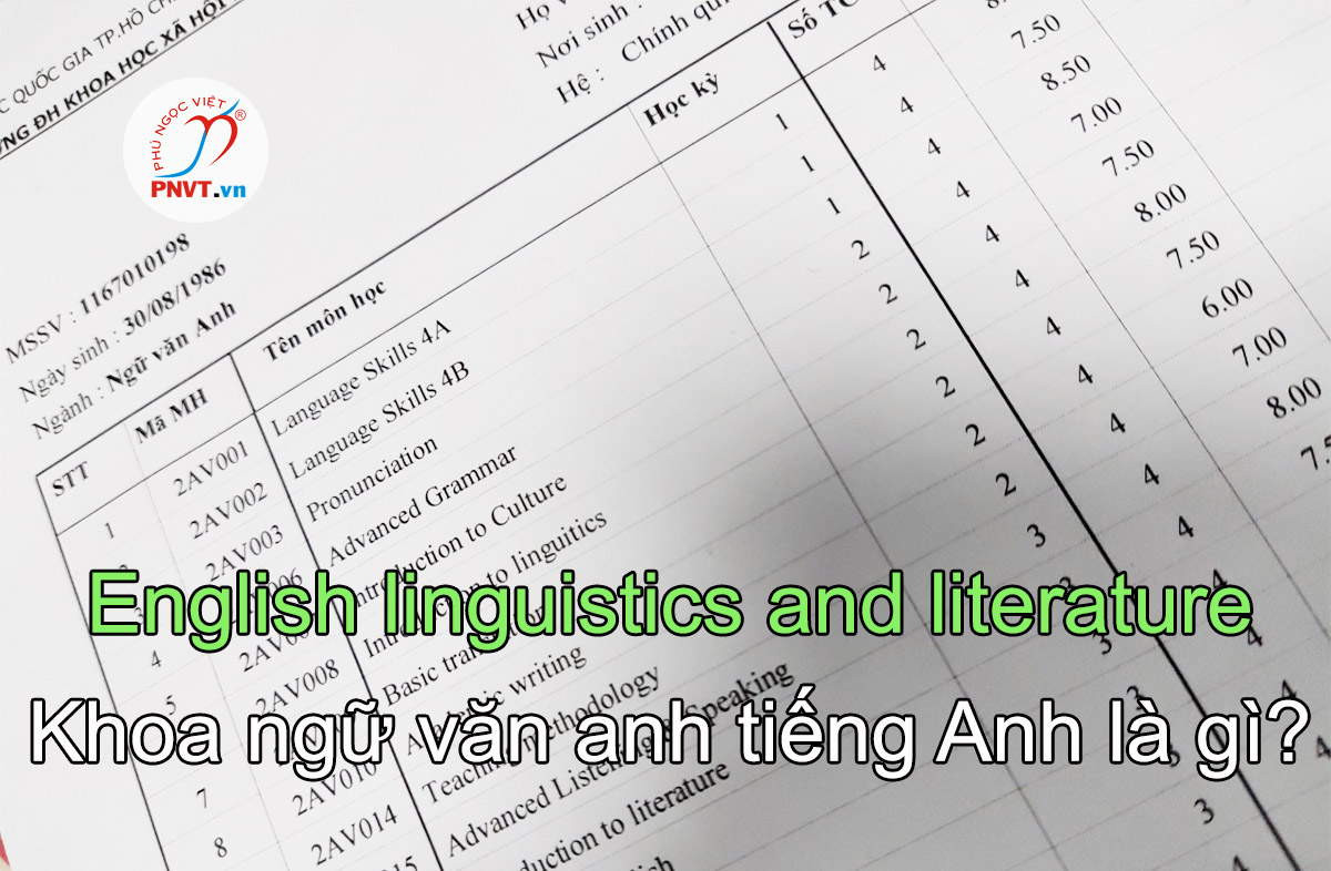 Sinh viên ngành ngữ văn anh trong giờ học