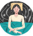 Một người phụ nữ đang ngủ và mơ