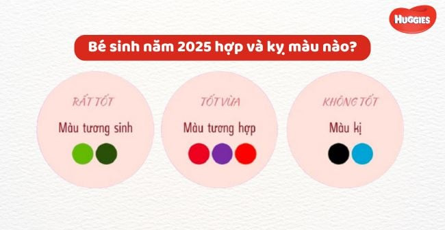 Bé tuổi Ất Tỵ hợp với những màu sắc như đỏ, hồng, cam, tím hoặc xanh lục.