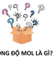 Nồng độ mol là gì