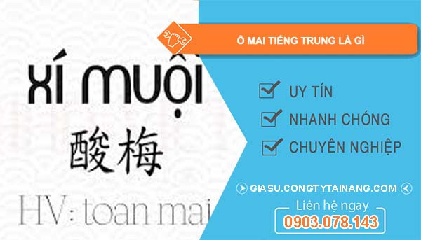 Một loạt các loại ô mai