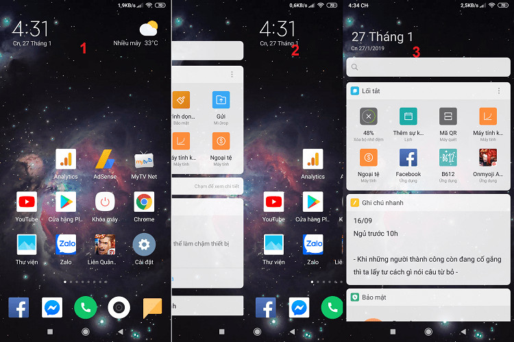 Giao diện App Vault trên Xiaomi