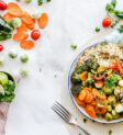 Salad cá hồi với quả bơ