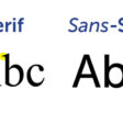 Phân biệt font chữ Serif và Sans-serif