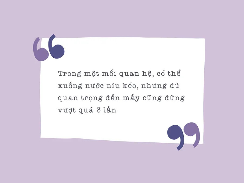 Ảnh minh họa quy tắc "quá tam ba bận" trong cuộc sống, với hình ảnh một người đang đưa ra quyết định