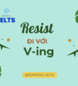Cô gái đang cố gắng cưỡng lại việc ăn bánh ngọt, thể hiện sự "resist" trong ẩm thực