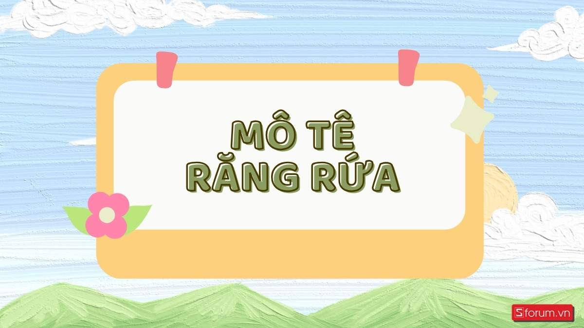 Giải thích về cụm từ mô tê răng rứa