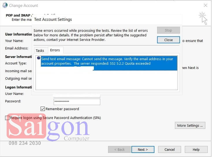 Dọn dẹp email cũ và spam để giải phóng dung lượng hộp thư Outlook, giúp khắc phục lỗi Quota Exceeded một cách hiệu quả