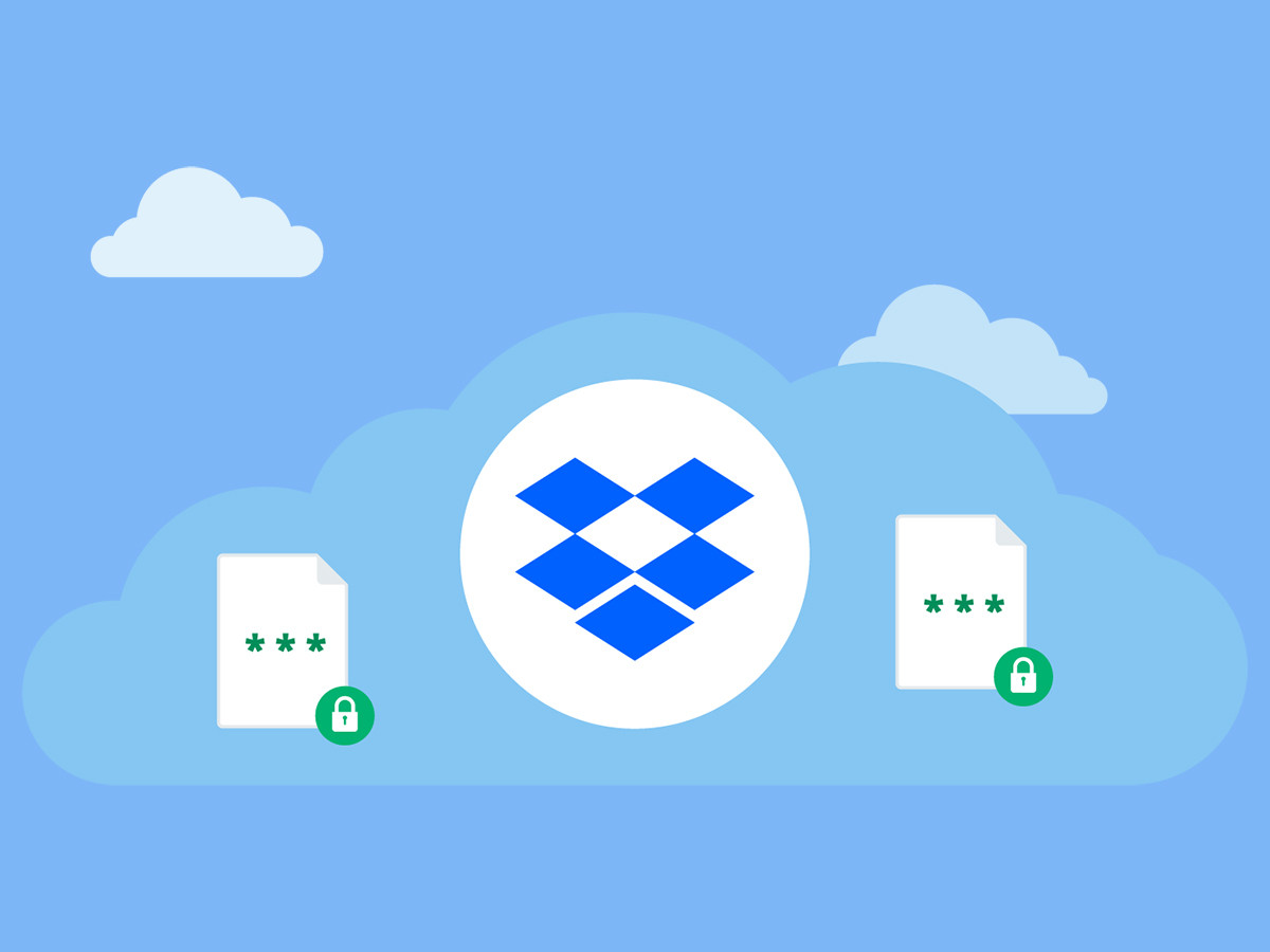 Giao diện trang chủ Dropbox