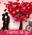 Cặp đôi trao nhau lời ti amo lãng mạn