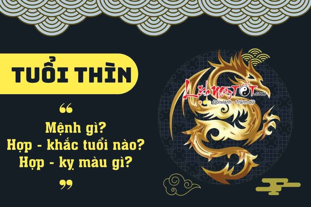 Tuổi Thìn mệnh gì với hình ảnh ngũ hành tương sinh tương khắc